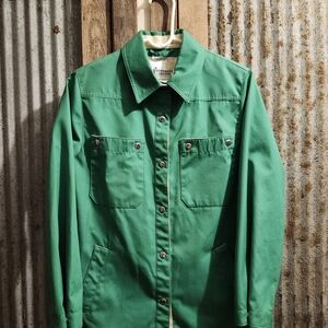 Vintage Forecaster of Boston Spring Coat Rain Jacket Size 7/8 ~ Green!!